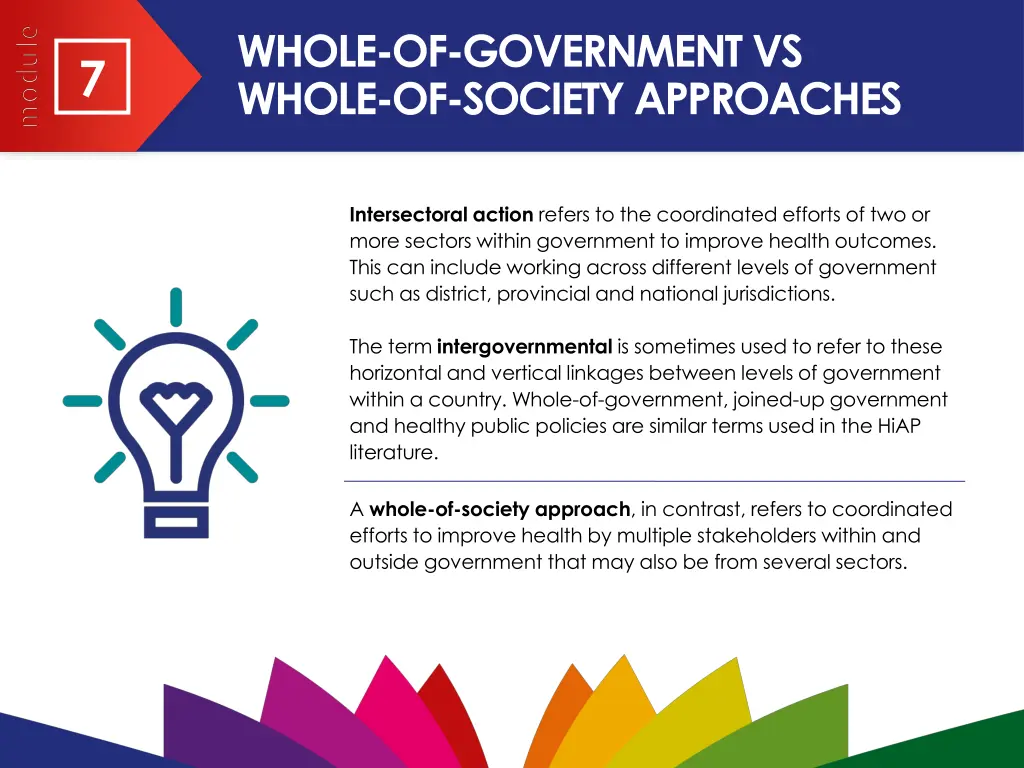 whole of government vs whole of society approaches