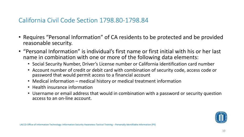 california civil code section 1798 80 1798 84