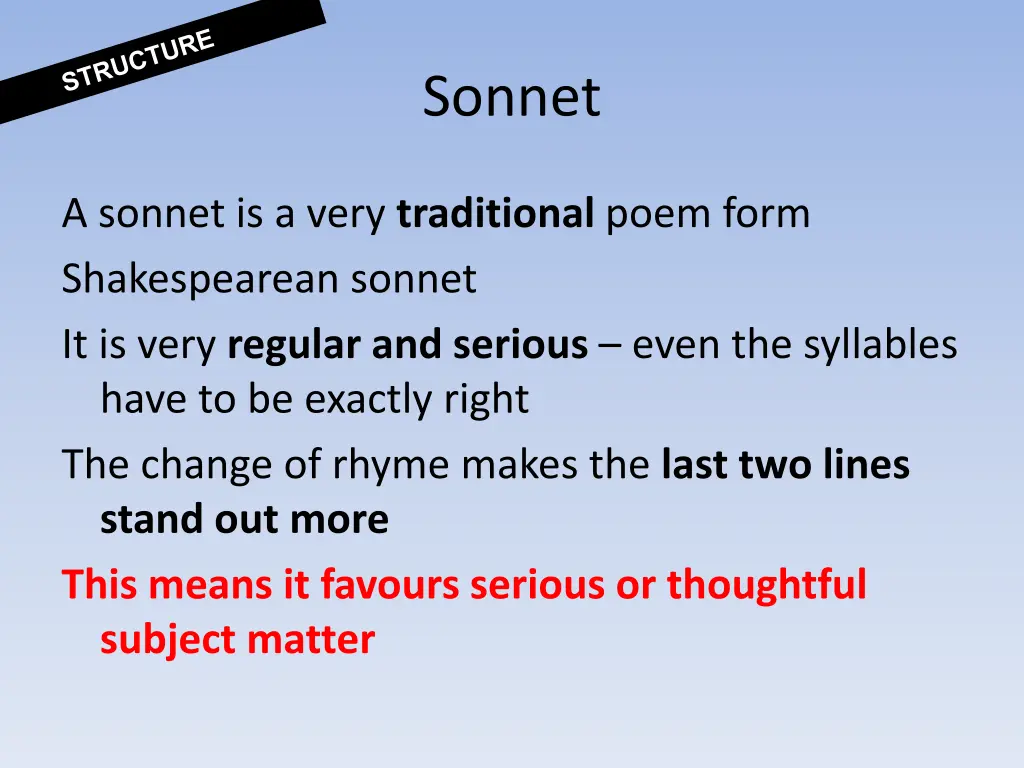 sonnet