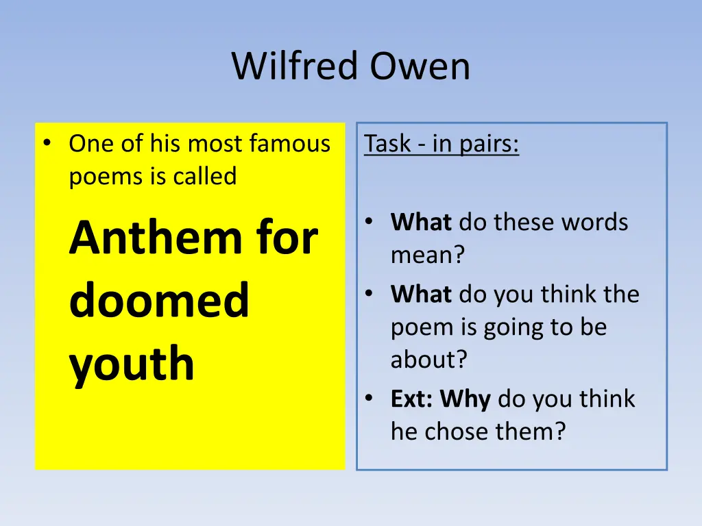 wilfred owen