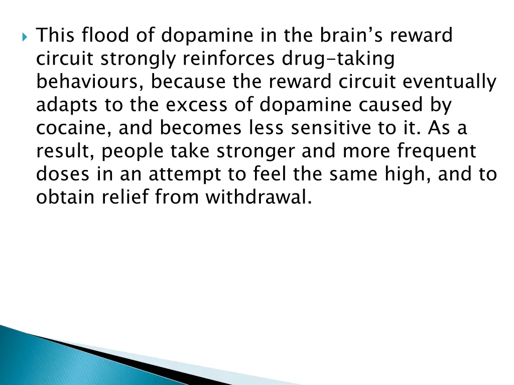 this flood of dopamine in the brain s reward