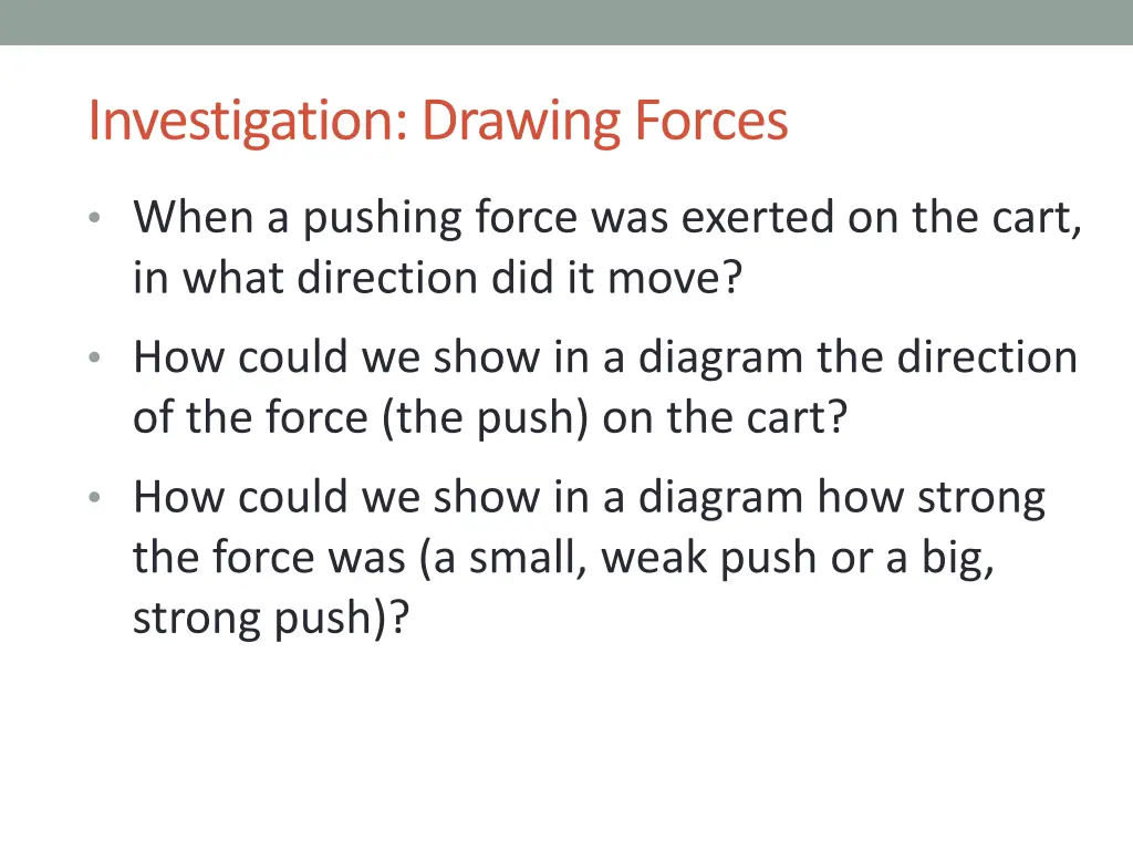 investigation drawing forces