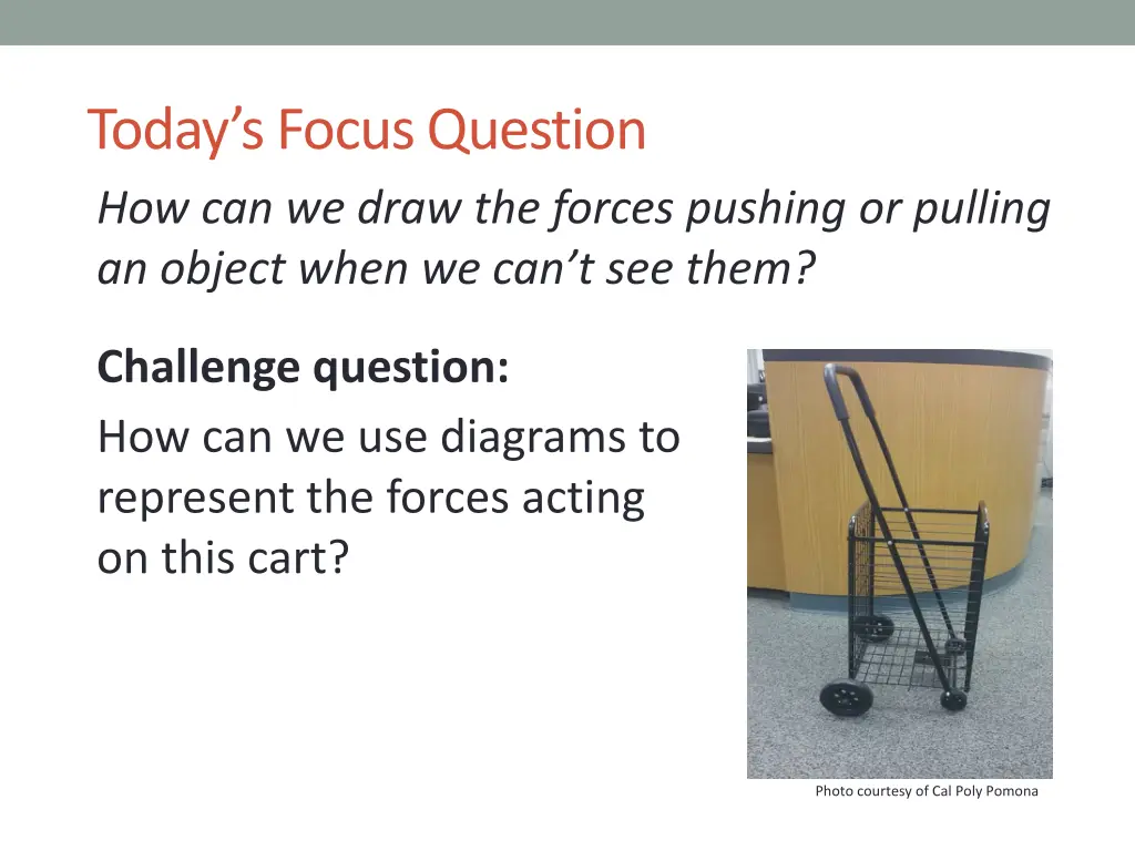 today s focus question how can we draw the forces