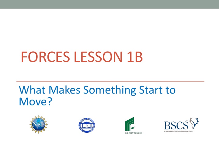 forces lesson 1b