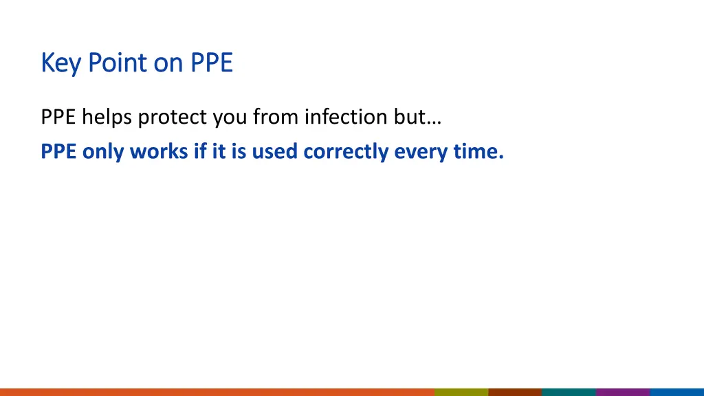 key point on ppe key point on ppe reminder