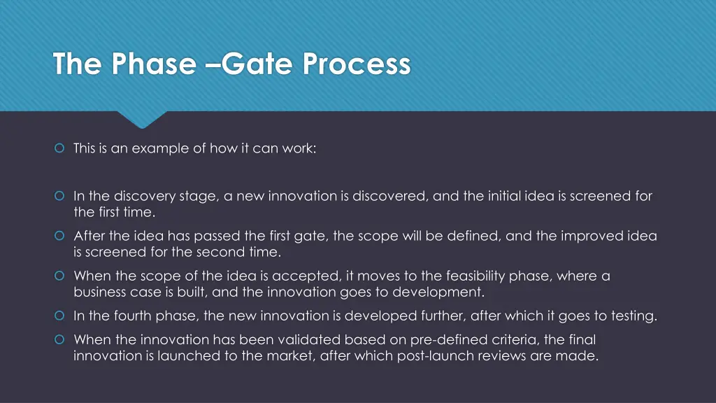 the phase gate process 1