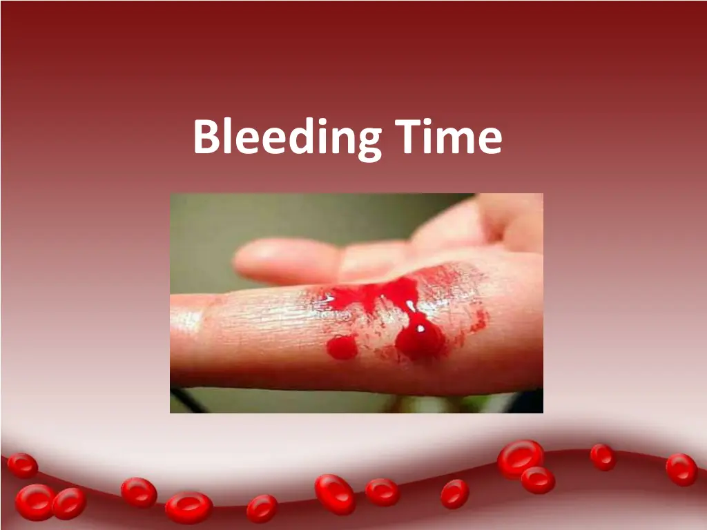 bleeding time