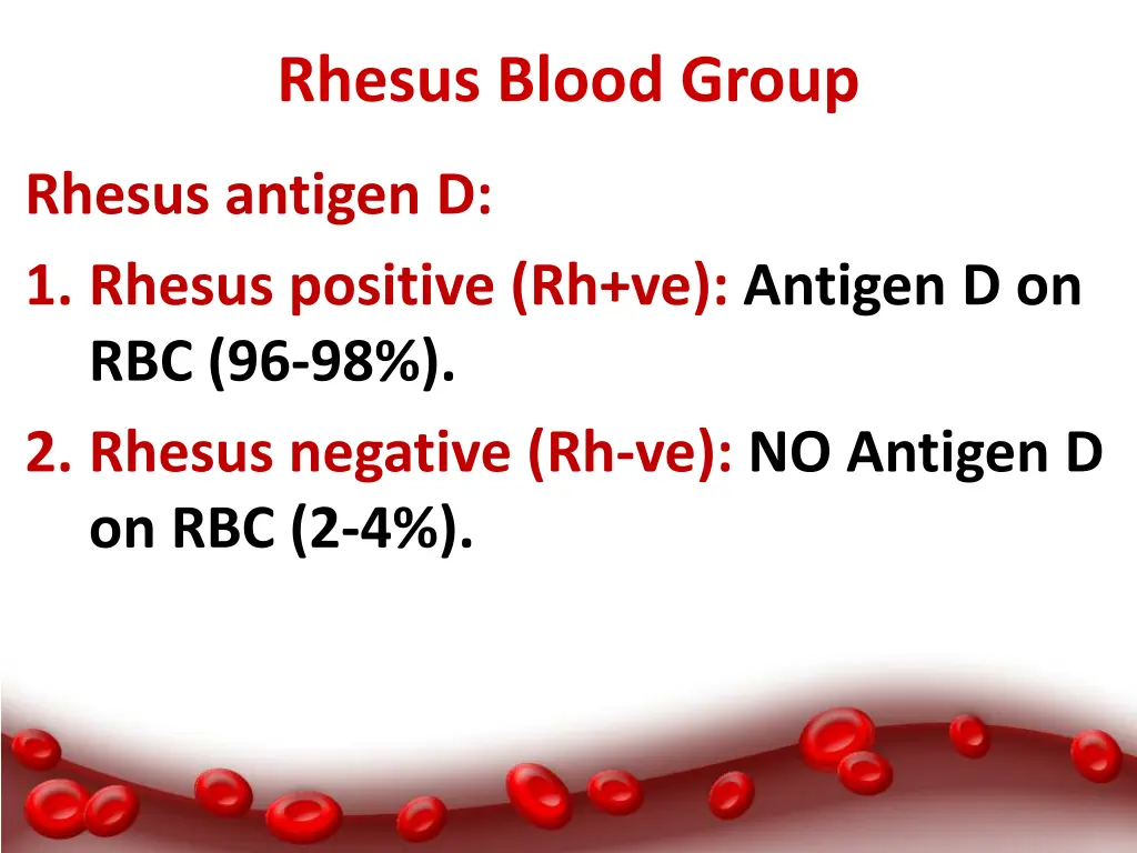 rhesus blood group