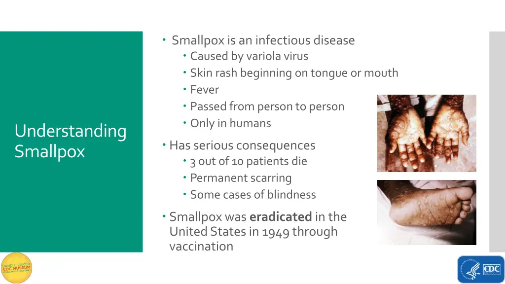 smallpox is an infectious disease caused