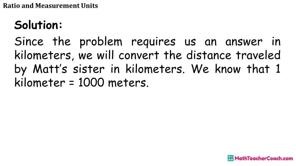 ratio and measurement units 13