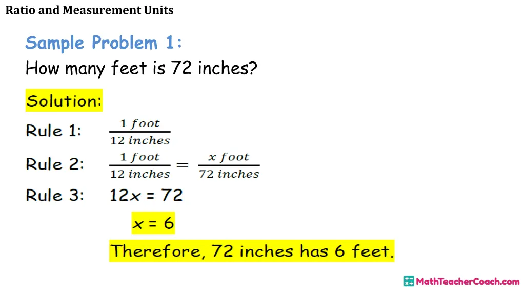 ratio and measurement units 4