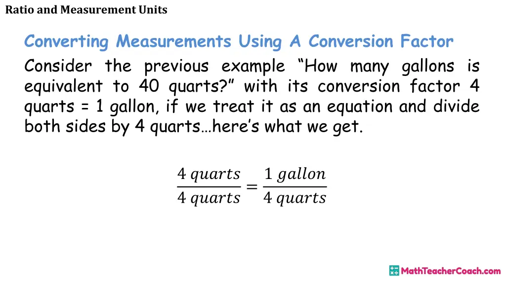 ratio and measurement units 5