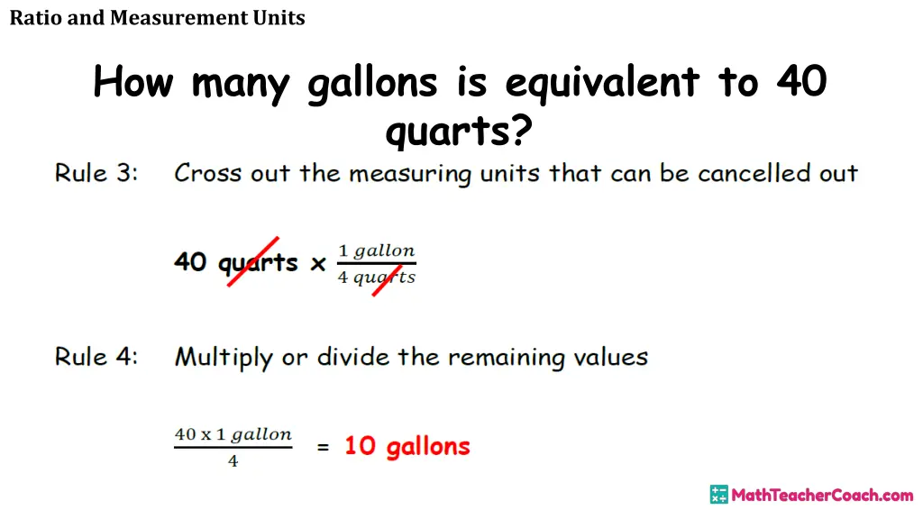 ratio and measurement units 9