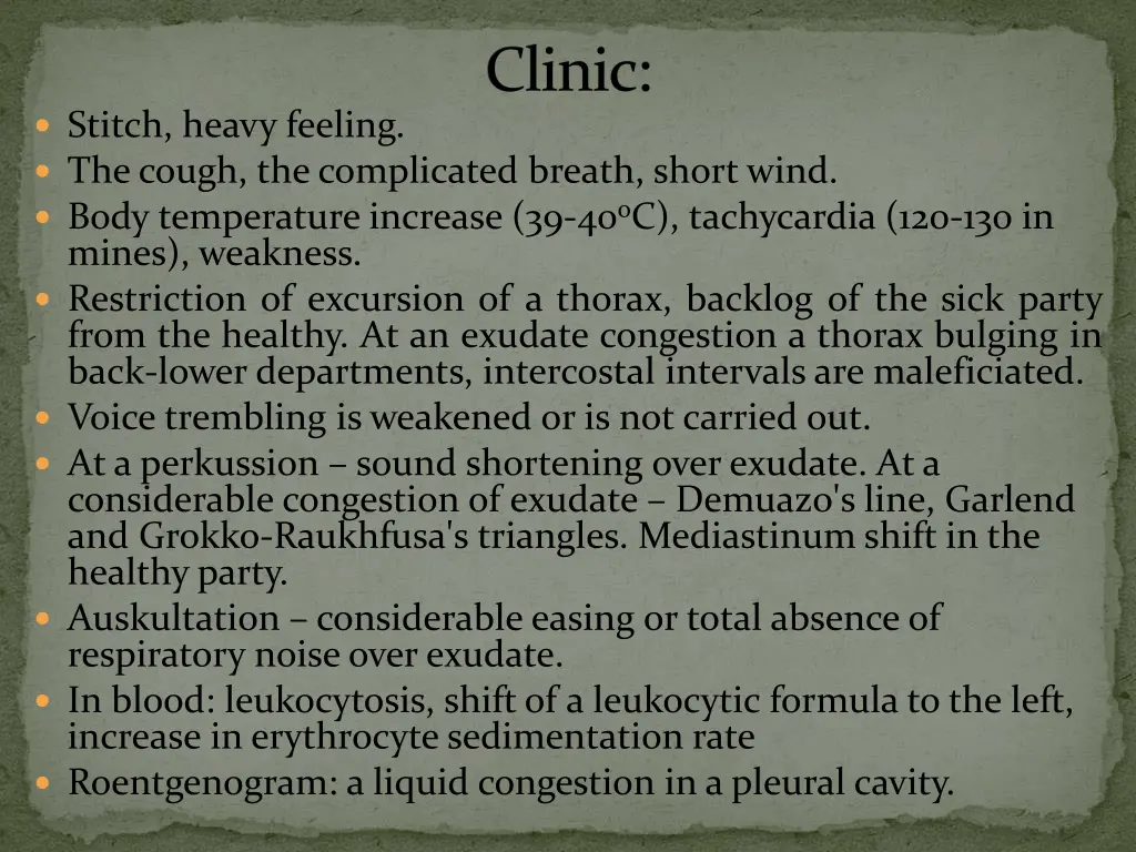 clinic