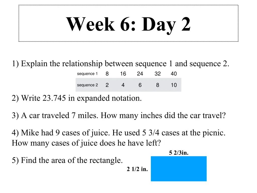 week 6 day 2