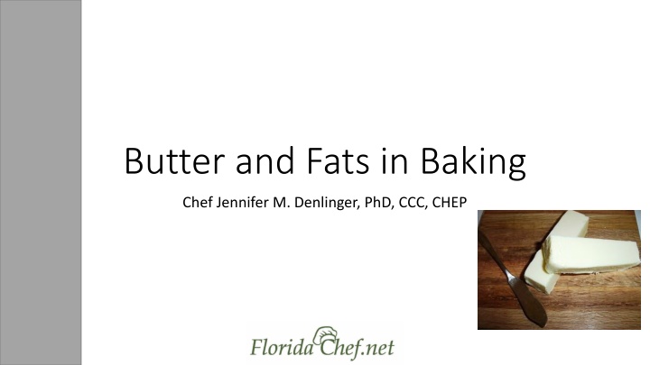 butter and fats in baking