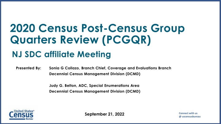 2020 census post census group quarters review