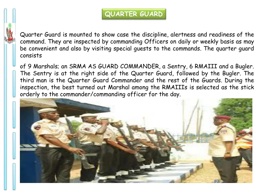 quarter guard