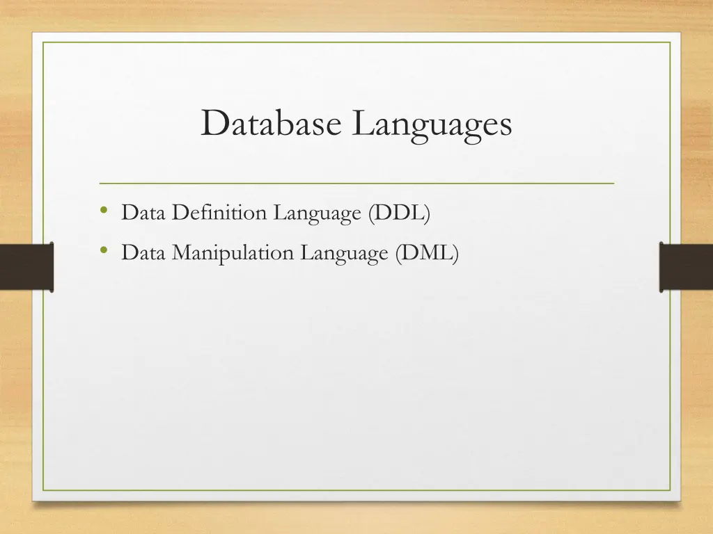 database languages