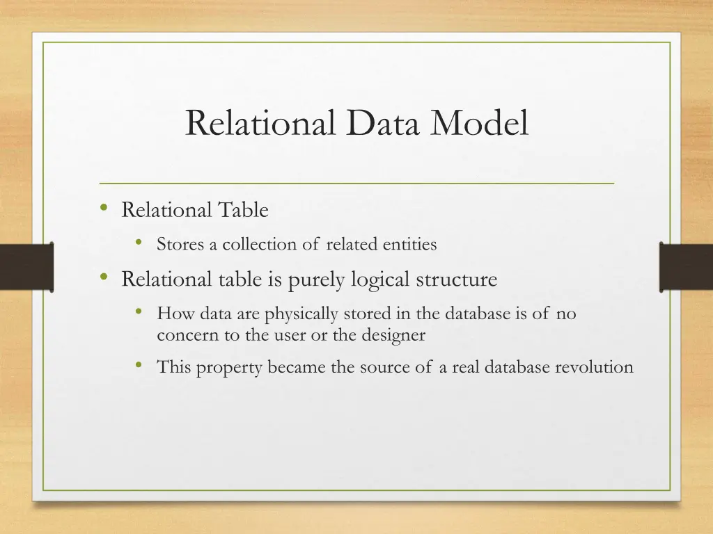 relational data model 1