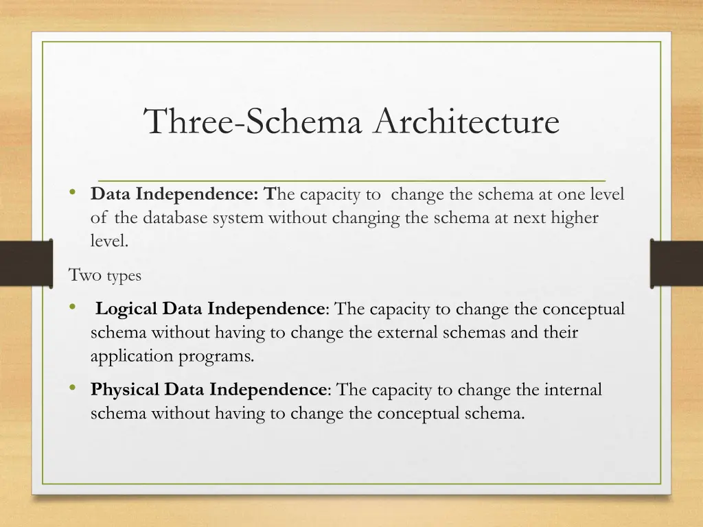 three schema architecture 2