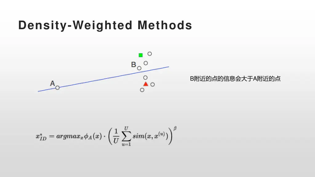 density weighted methods