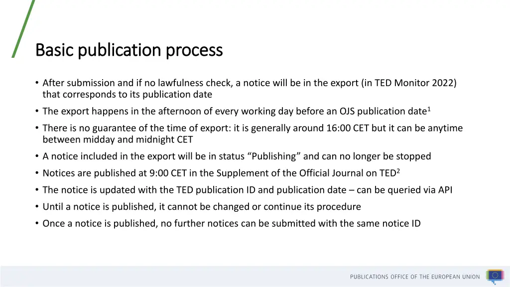 basic publication process basic publication