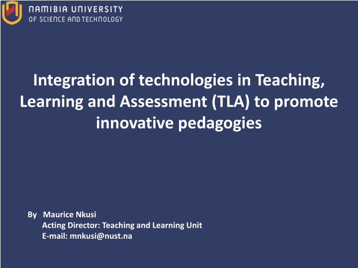 integration of technologies in teaching learning