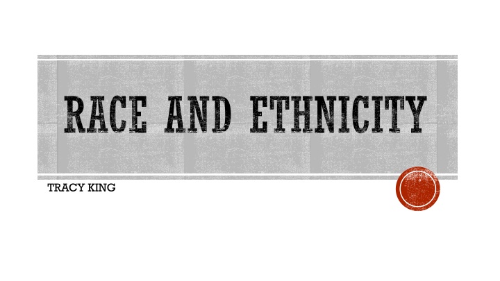 race and ethnicity