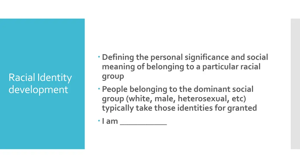 defining the personal significance and social