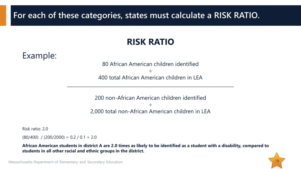 for each of these categories states must