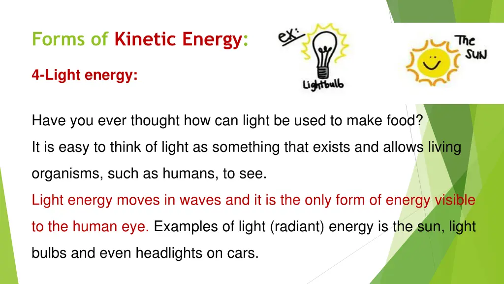 forms of kinetic energy 2