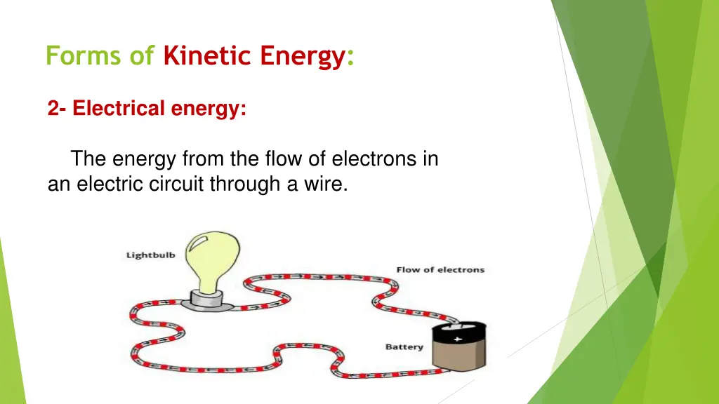 forms of kinetic energy