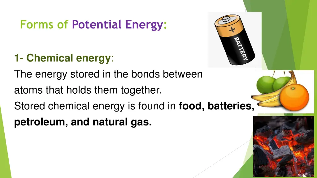 forms of potential energy