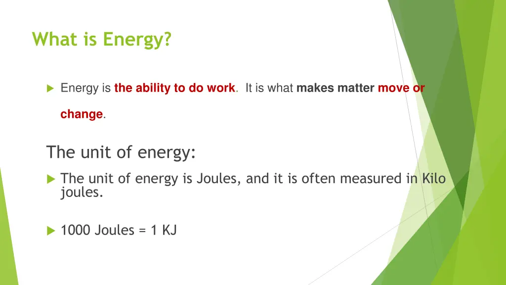 what is energy