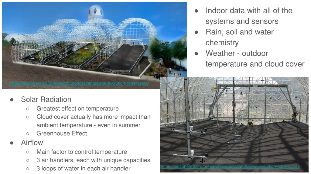 indoor data with all of the systems and sensors