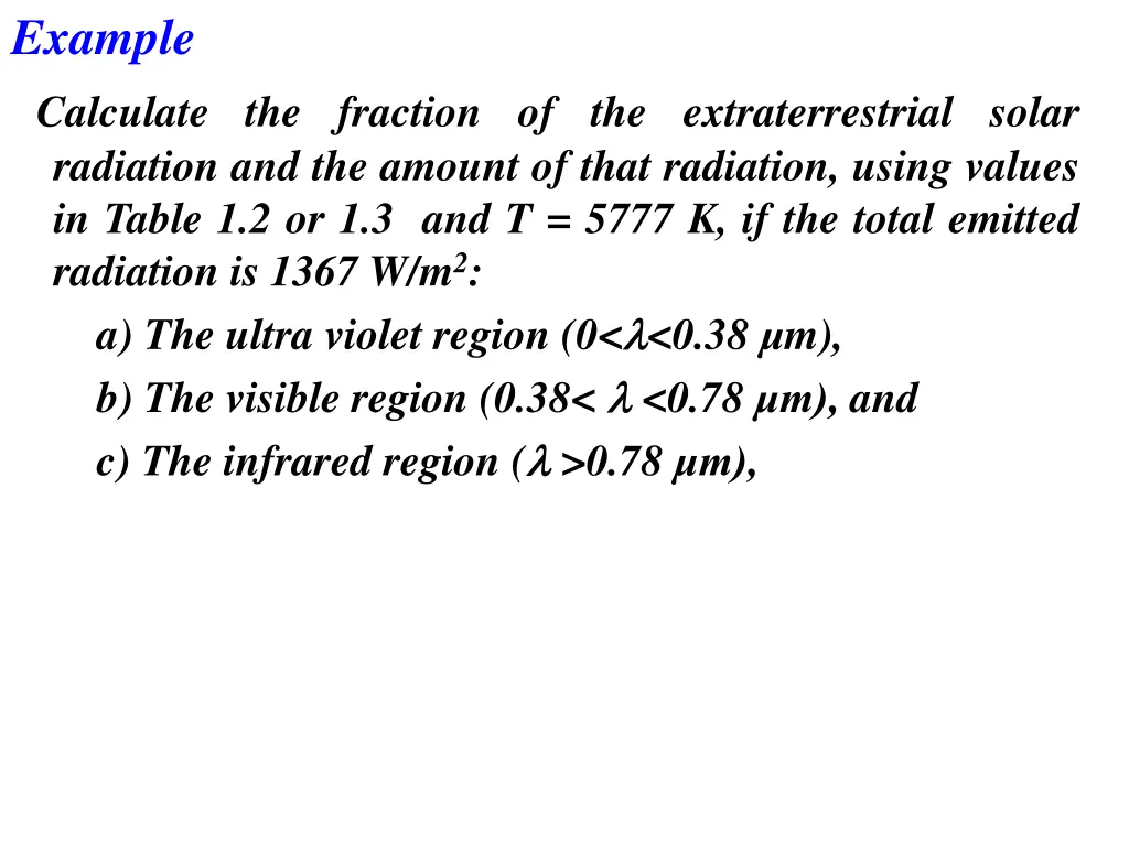 example calculate the fraction