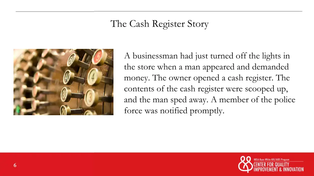 the cash register story