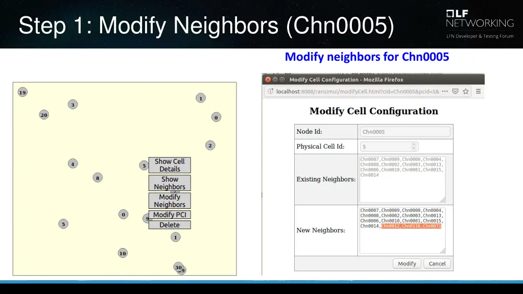 step 1 modify neighbors chn0005