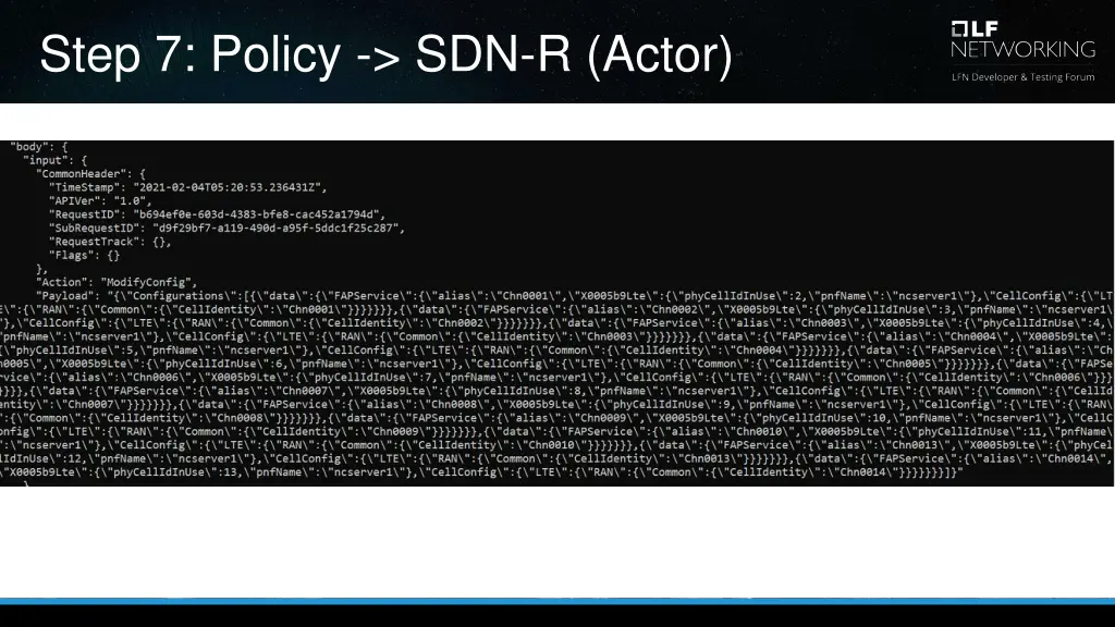 step 7 policy sdn r actor