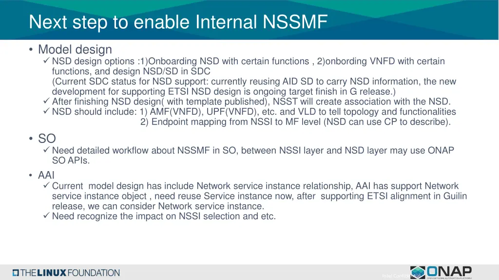 next step to enable internal nssmf