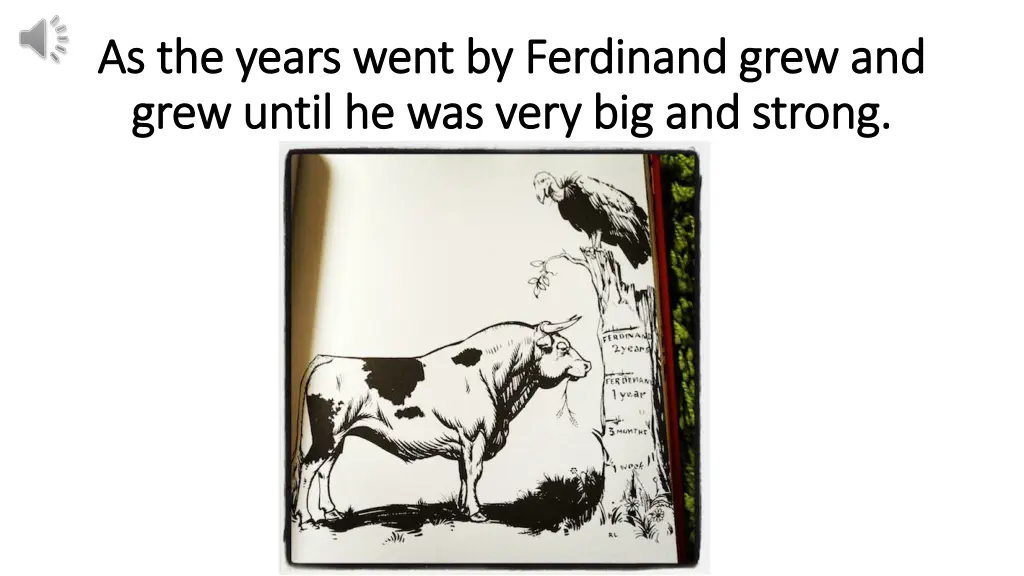 as the years went by ferdinand grew