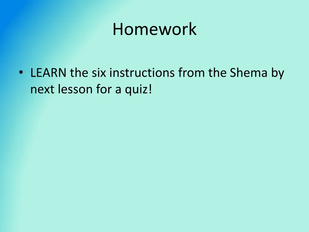 homework