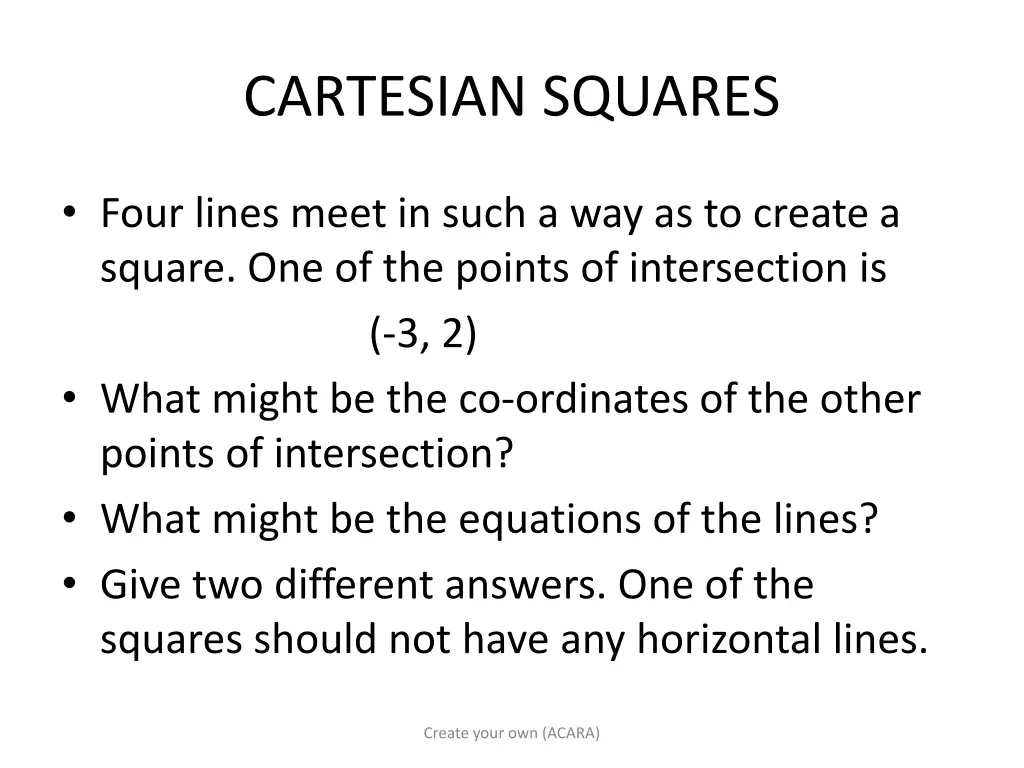 cartesian squares