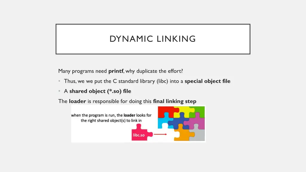 dynamic linking 1