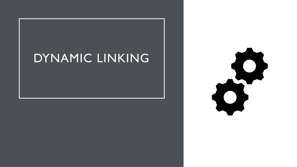 dynamic linking