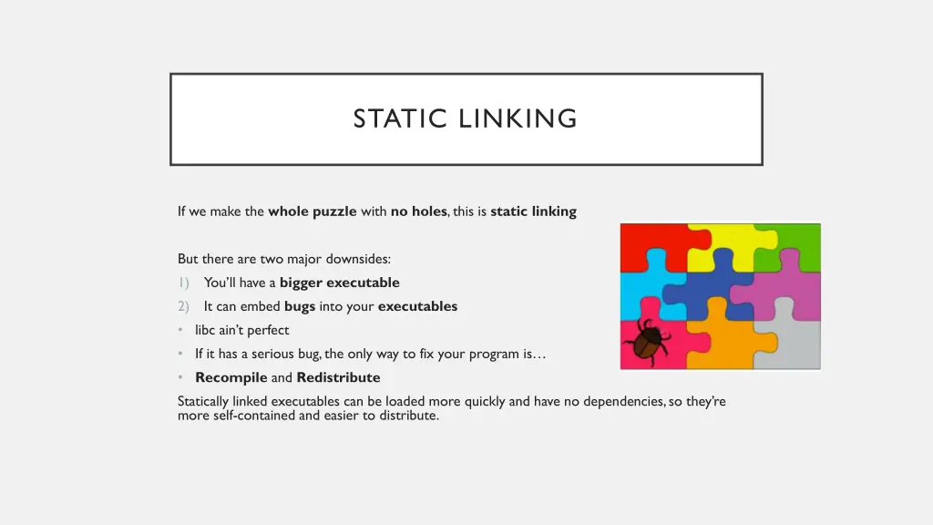 static linking