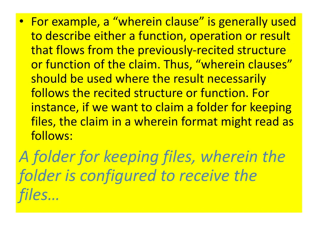 for example a wherein clause is generally used