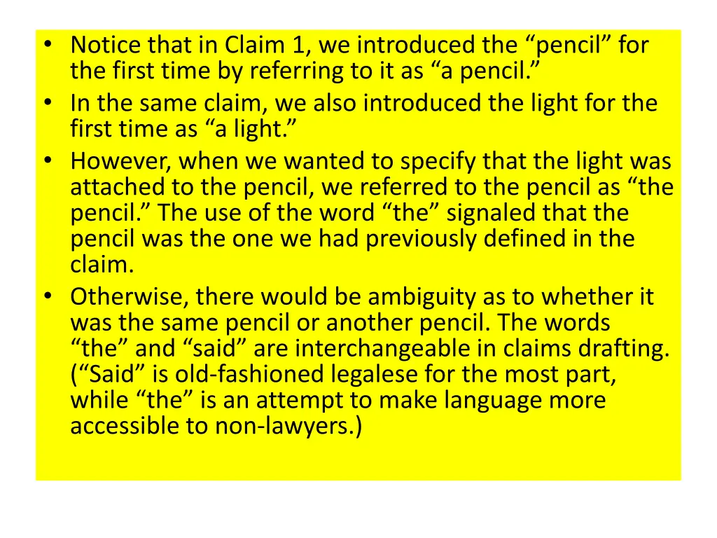 notice that in claim 1 we introduced the pencil