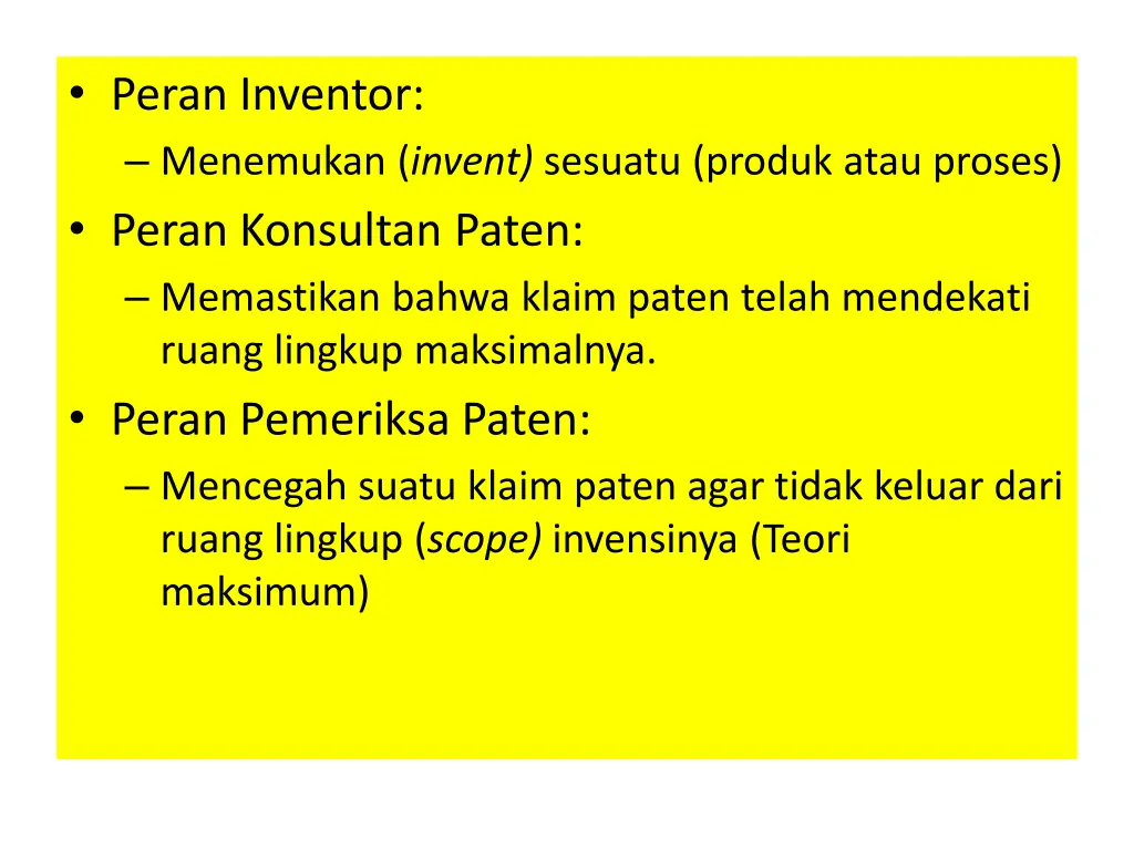 peran inventor menemukan invent sesuatu produk